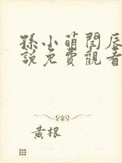 孙小萌闫辰的小说免费观看