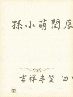 孙小萌闫辰