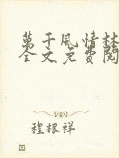 万千风情林小涛全文免费阅读封面