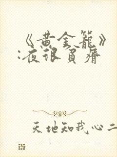 《黄金笼》作者:夜很贫瘠