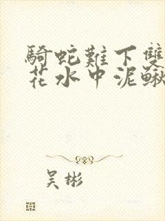 骑蛇难下双金银花水中泥鳅双男主