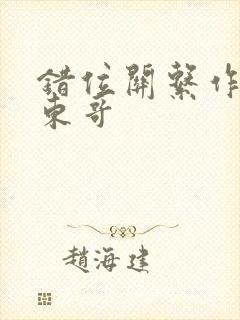 错位关系作者:东哥封面