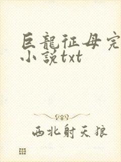 巨龙征母完结版小说txt