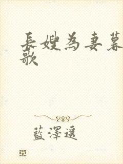 长嫂为妻暮色酒歌封面