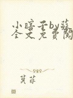 小瞎子by苏软全文免费阅读