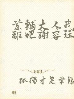 首辅大人我们和离吧谢容珏封面