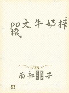 po文牛奶榨汁机