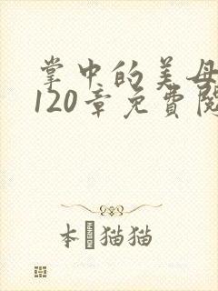 掌中的美母版主120章免费阅读封面