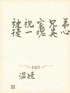 被祝家兄弟共享后一块夹心饼封面