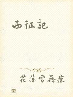 西征记封面