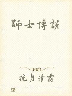 师士传说封面