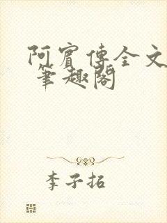 阿宾传全文阅读 笔趣阁