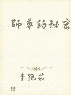 师尊的秘密封面