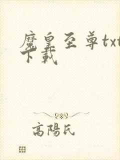 魔皇至尊txt下载