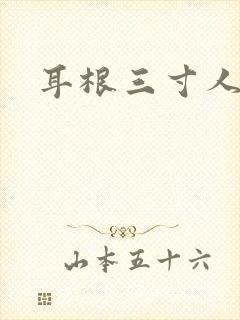 耳根三寸人间
