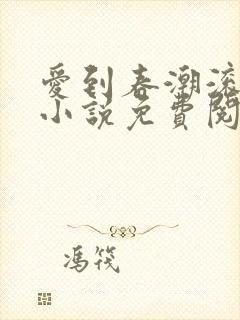 爱到春潮滚滚来小说免费阅读
