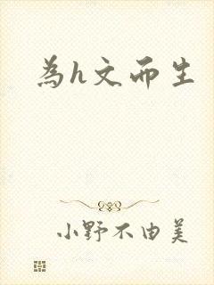为h文而生封面