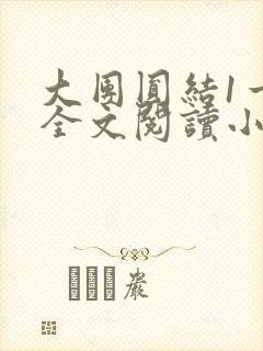 大团圆结1一6全文阅读小说