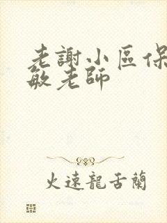 老谢小区保安赵敏老师
