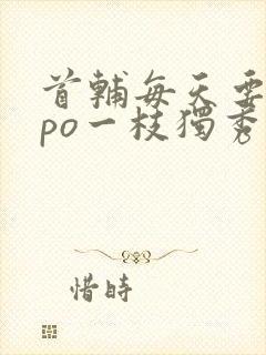 首辅每天要不够po一枝独秀全文