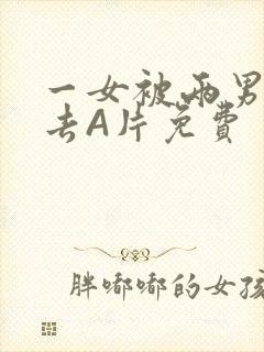 一女被两男桶进去A片免费封面