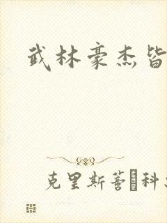 武林豪杰皆我奴
