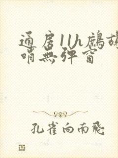 通房11h鹧鸪哨无弹窗