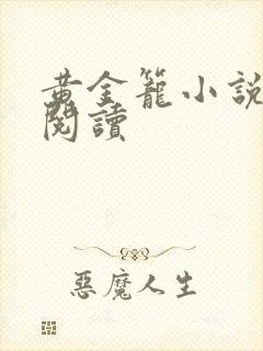 黄金笼小说免费阅读