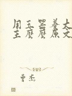 用玉器养大的公主么么原文