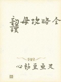 韵母攻略全文阅读