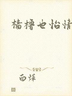 樯橹也怡情封面