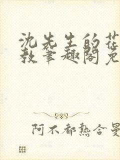 沈先生的花式管教笔趣阁免费