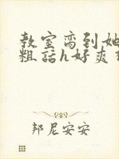 教室脔到她哭h粗话h好爽视频