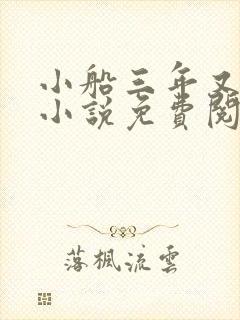 小船三年又三年小说免费阅读