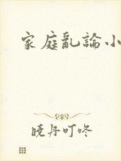 家庭乱论小说