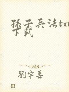 孙子兵法txt下载封面