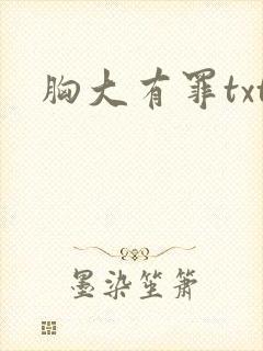 胸大有罪txt