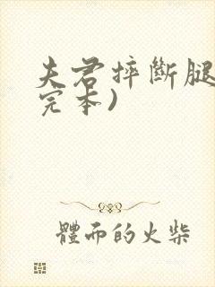 夫君摔断腿后(完本)