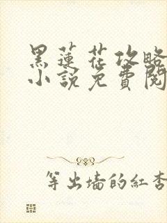 黑莲花攻略手册小说免费阅读
