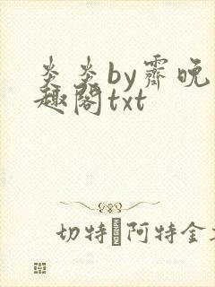 炎炎by霁晚笔趣阁txt封面