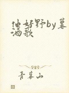 他好野by暮色酒歌