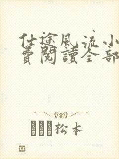 仕途风流小说免费阅读全部章节封面