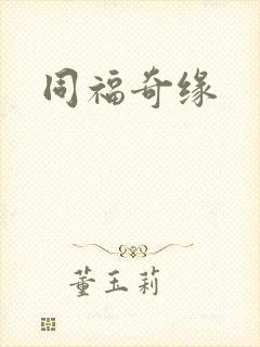 同福奇缘封面