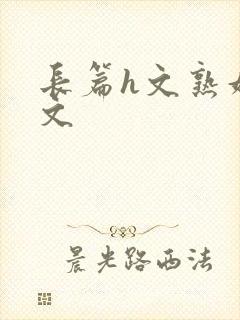长篇h文熟妇h文封面