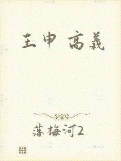 王申 高义