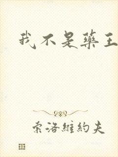 我不是药王