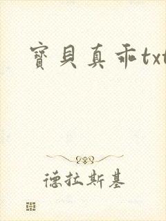 宝贝真乖txt封面