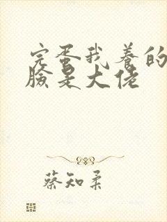 完蛋我养的小白脸是大佬封面