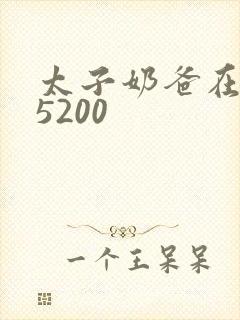 太子奶爸在花都5200