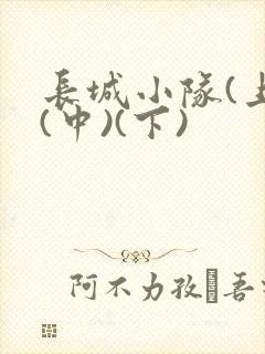 长城小队(上)(中)(下)